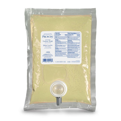 Gojo Provon NXT Antimicrobial Lotion Soap, 1000 Milliliter Refill -- 8 per case.