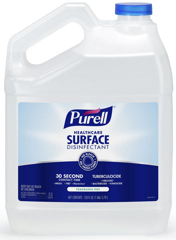 Gojo Fragrance Free Healthcare Surface Disinfectant, 1 Gallon -- 4 per case