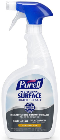 Gojo Fresh Citrus Scent Professional Surface Disinfectant Spray, 32 Ounce -- 6 per case