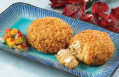 Handy Carnival Breaded Crab Cakes, 3 Ounce -- 12 per case.