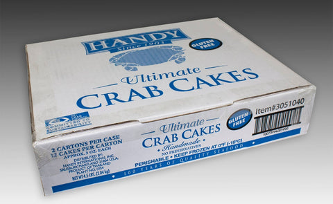Handy Gluten Free Crab Cakes, 3 Ounce -- 24 per case.