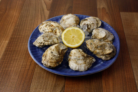 Handy East Coast Whole Oyster, 3 to 3.5 inch -- 100 per case.