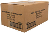 Hoffmaster Airlaid White Paper Guest Towel, 12 x 17 inch -- 600 per case.