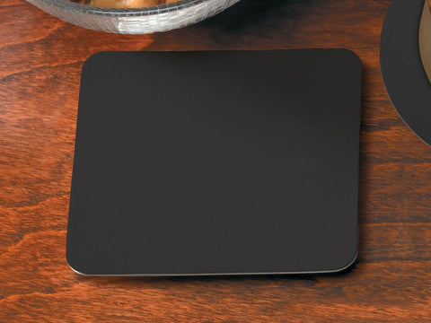 Hoffmaster Square Light Weight Black Coaster, 4 inch -- 500 per case.