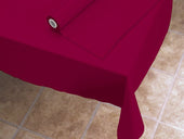 Hoffmaster Plastic Burgundy Foot Roll Tablecover, 40 inch x 100 feet.
