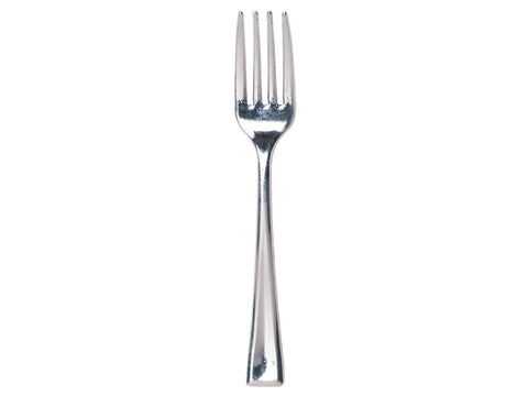 Hoffmaster Mini Metallic Plastic Fork, 3.375 inch -- 400 per case.
