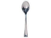 Hoffmaster Mini Metallic Plastic Spoon, 3.375 inch -- 400 per case.
