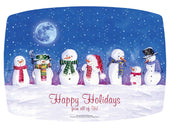 Hoffmaster Paper Snowman Greetings Placemat, 9.75 x 14 inch -- 1000 per case.