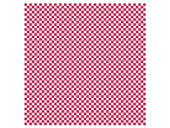 Hoffmaster Waxed Red and White Check Basket Liner/Sandwich Wrap, 12 x 12 inch -- 2000 per case.