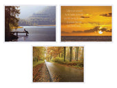 Hoffmaster 3 Designs Inspirational Paper Placemat, 10 x 14 inch -- 1000 per case.