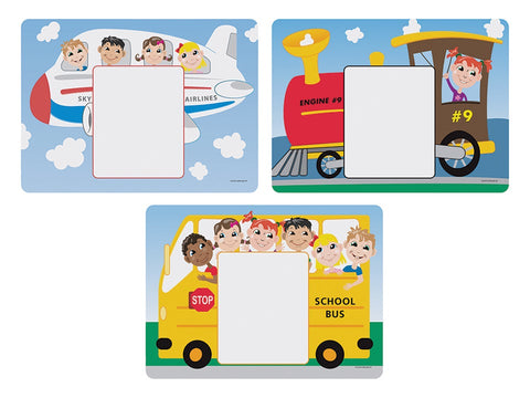 Hoffmaster 3 Designs Kids Menu Paper Placemat, 8.5 x 11.625 inch -- 1002 per case.