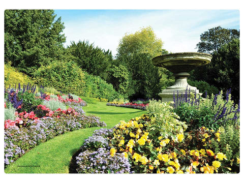 Hoffmaster English Garden Paper Placemat, 9.75 x 14 inch -- 1000 per case.
