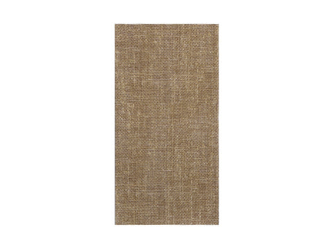 Hoffmaster FashnPoint Natural Burlap Printed Dinner Napkin, 15.5 x 15.5 inch -- 800 per case.