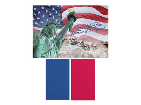 Hoffmaster Land Of The Free Combo Pack Kit -- 500 per case.