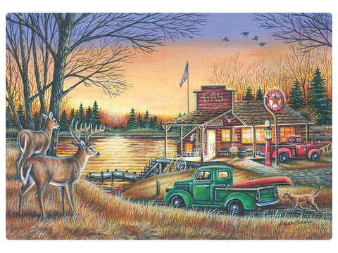 Hoffmaster Peaceful Evening Placemat, 9.75 x 14 inch -- 1000 per case.