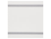 Hoffmaster FashnPoint Flat Pack White and Black Dishtowel Printed Napkin, 15.5 x 15.5 inch -- 750 per case.