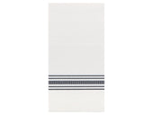 Hoffmaster FashnPoint Black and White Dishtowel Printed Dinner Napkin, 15.5 x 15.5 inch -- 800 per case.