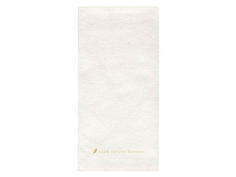 Hoffmaster Bamboo Bello Lino 1/8 Fold White Dinner Napkin, 15.5 x 15.5 inch -- 600 per case.