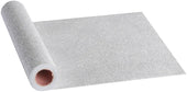 Hoffmaster Non Woven Silver Sparkle Tablerunner, 12 1/2 x 108 inch -- 12 per case.