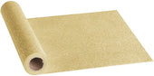 Hoffmaster Non Woven Gold Sparkle Tablerunner, 12 1/2 x 108 inch -- 12 per case.