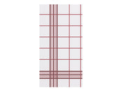 Hoffmaster FashnPoint White-Red Plaid Dinner Napkin, 15 1/2 x 15 1/2 inch -- 800 per case.