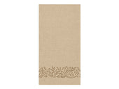 Hoffmaster FashnPoint 1/8 Fold Natural Leaf Printed Dinner Napkin, 15 1/2 x 15 1/2 inch -- 800 per case.