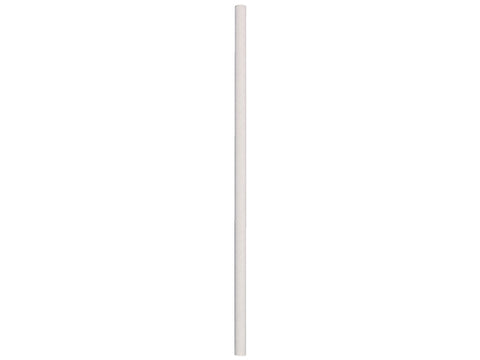 Hoffmaster Cedar Grove Large White Compostable Unwrapped Paper Drinking Straw, 7 3/4 inch -- 4800 per case.