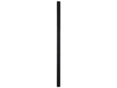 Hoffmaster Cedar Grove Black Unwrapped Cocktail Paper Straws, 5 1/2 inch -- 5000 per case.