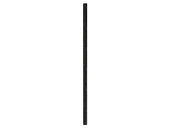 Hoffmaster Cedar Grove Black 100 Percent Compostable Unwrapped Straw, 5.75 inch -- 12800 per case