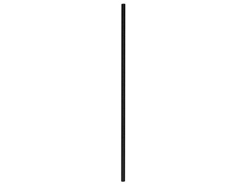 Aardvark Unwrapped Black Jumbo Solid Paper Straw, 10 inch -- 4800 per case