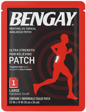 Bengay Ultra Strength Large Pain Relieving Patch -- 240 per case.