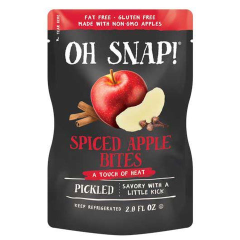 Oh Snap Pickled Spiced Apple Bites, 2 Fluid Ounce -- 12 per case