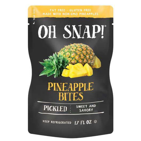 Oh Snap Pickled Pineapple Bites, 1.7 Fluid Ounce -- 12 per case