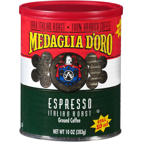 Medaglia Doro Espresso Ground Coffee, 10 Ounce -- 12 per case.