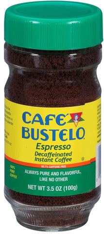 Cafe Bustelo Decaffeinated Instant Coffee, 3.5 Ounce -- 12 per case