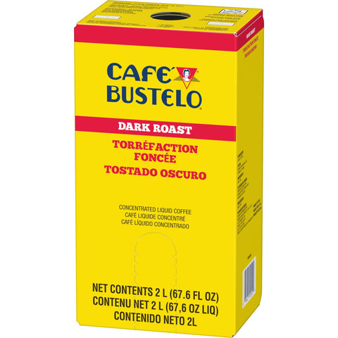 Cafe Bustelo Dark Roast Concentrated Liquid Coffee, 2 Liter -- 2 per case.