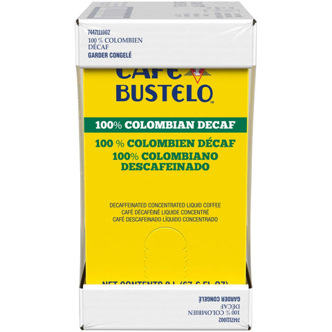 Bustelo 100 Percent Colombian Decaffeinated Concentrated Liquid Coffee, 2 Liter -- 2 per case.
