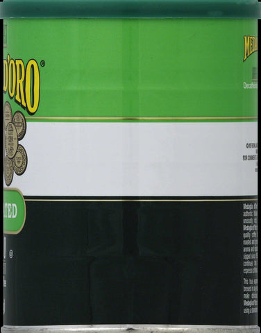 Medaglia D Oro Italian Roast Decaffeinated Espresso Coffee, 10 Ounce Can -- 12 per case.