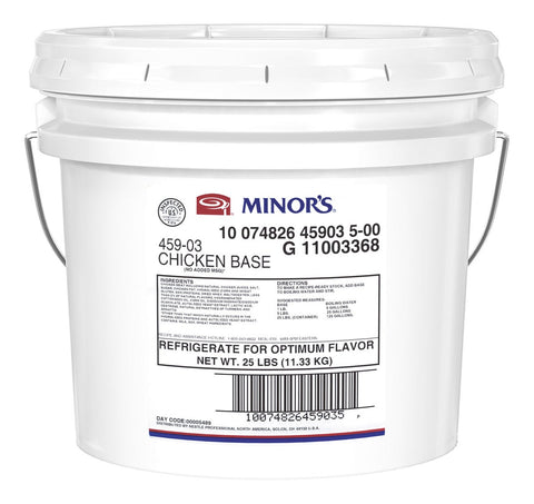 Nestle Minors No Added MSG Chicken Base, 25 Pound.