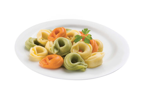 Seviroli Foods Tricolor Tortellini Pasta, 14 Ounce -- 12 per case.