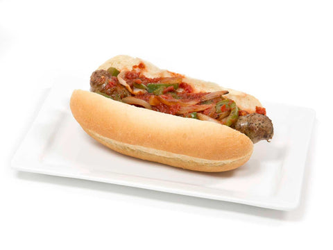 Rotellas White Sliced Split Top Hoagie, 6 inch -- 36 per case.