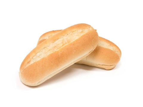 Rotellas White Sliced Split Top Hoagie, 6 inch -- 36 per case.