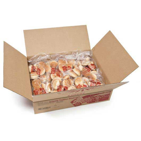 Rotellas Italian Bakery Round Wheat Dinner Roll - 12 count per pack -- 8 packs per case