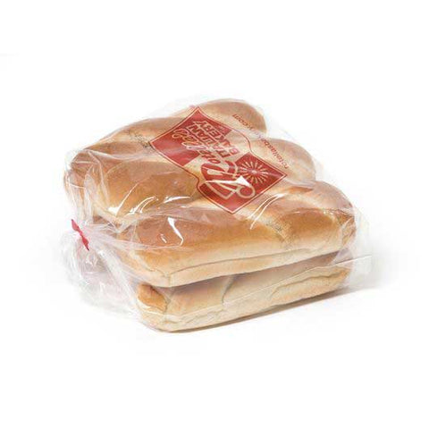 Rotellas Italian Bakery Cosmic Hot Dog Bun, 7 inch - 6 count per pack -- 9 packs per case