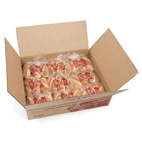 Rotellas Italian Bakery Cosmic Hot Dog Bun, 7 inch - 6 count per pack -- 9 packs per case