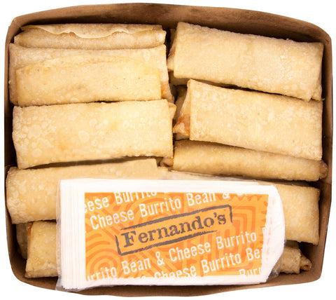 Fernandos Prefried Cheese and Bean Burrito -- 72 per case