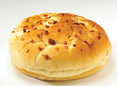 Flowers Foods European Bakers Sliced Onion Sandwich Bun, 4.5 inch - 12 per pack -- 6 packs per case.