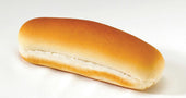 Flowers Foods European Bakers Sliced Individual Hot Dog Bun, 6 inch - 12 per pack -- 8 packs per case.