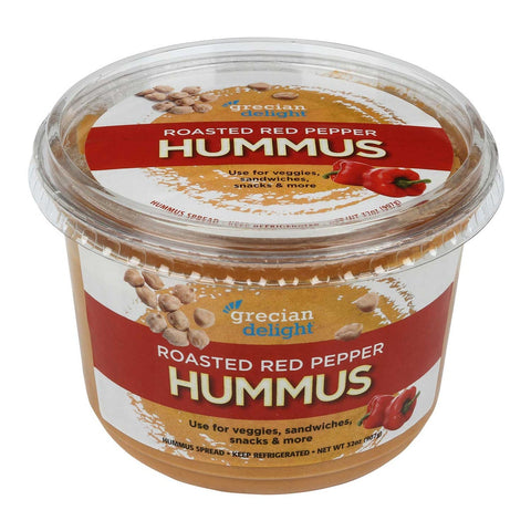 Grecian Delight Roasted Red Pepper Hummus, 32 Ounce -- 4 per case.