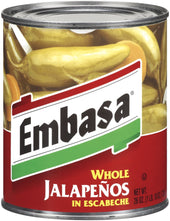 Embasa Whole Jalapeno Pepper With Escabeche,26 Ounce -- 12 Case